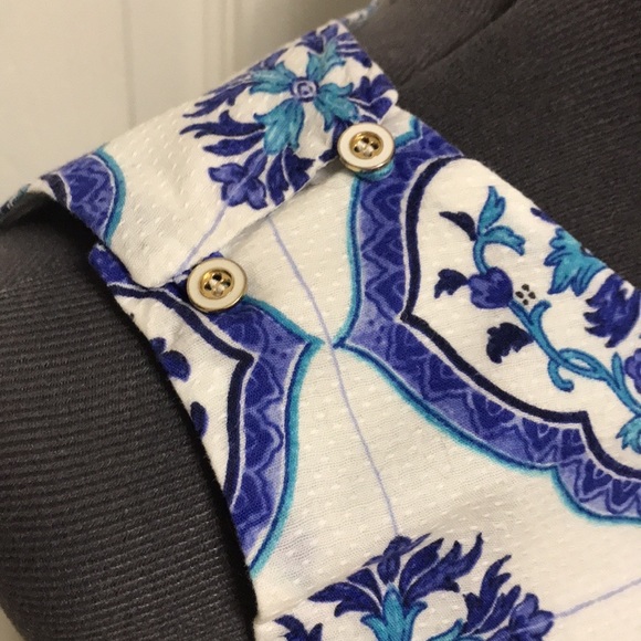 Talbots Medallion Print Shell Top - Picture 10 of 16